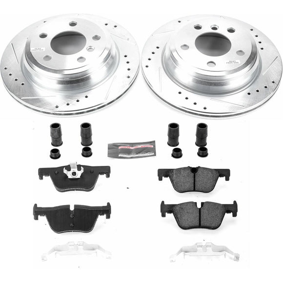 PowerStop Z23 Daily Driver Carbon-Fiber Ceramic Brake Pad and Drilled & Slotted