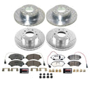 PowerStop Z36 Carbon-Fiber Ceramic Brake Pad with Drilled and Slotted Rotor Kit