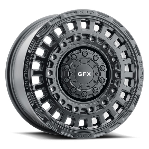 17x8 G-FX MV3 Matte Black 5x130/160 ET50 wheel/rim
