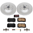 PowerStop Genuine Geomet Coated Rotor and Carbon-Fiber Ceramic Brake Pad Kit