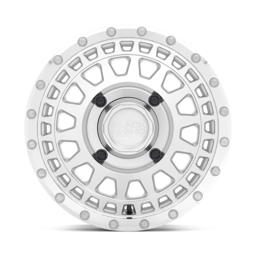 15X7 Black Rhino Powersports Parker UTV Silver 4X110 ET36 Wheel Rim