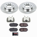 PowerStop OE Stock Replacement Low-Dust Ceramic Brake Pad, Rotor and Caliper Kit