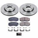 PowerStop OE Stock Replacement Low-Dust Ceramic Brake Pad and Rotor Kit