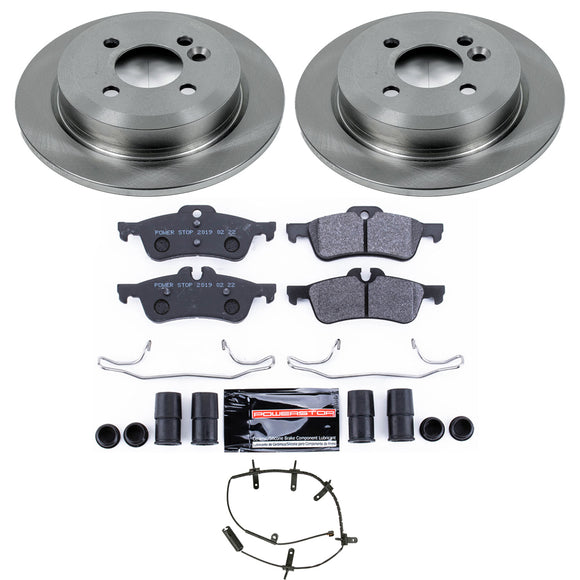 PowerStop Track Day Spec High-Performance Brake Pad and Rotor Kit