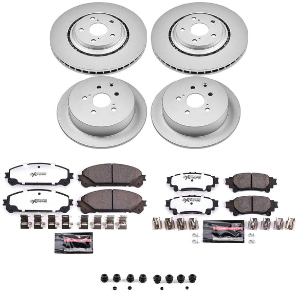 Z36 Truck & Tow Premium Carbon-Fiber Ceramic Brake Pad and Fully Coated Rotor Ki