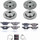 PowerStop OE Stock Replacement Low-Dust Ceramic Brake Pad and Rotor Kit