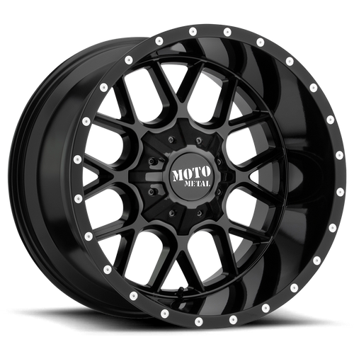 20x9 Moto Metal MO986 Siege Gloss Black 6x135 ET18 CB106.1 Wheel Rim