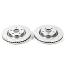 PowerStop Evolution Drilled Slotted Rotors Pair Front For Pontiac G8