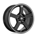 18x8 Motegi MR116 Black Wheel/Rim 5x114.3 5-114.3 5x4.5 18-8 ET45-1