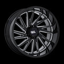 22X12 Moto Metal MO811 Combat Gloss Black Milled 8X170 ET-44 Wheel Rim-1