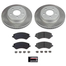 PowerStop Semi-Coated Rotor and Low-Dust Ceramic Brake Pad Kit