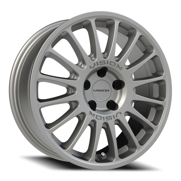 17x7 Vision 477 Monaco Graphite 5x108 5x4.25 ET38 Wheel Rim