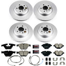 PowerStop Genuine Geomet Coated Rotor and Carbon-Fiber Ceramic Brake Pad Kit