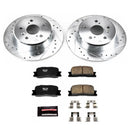 PowerStop Z23 Daily Driver Carbon-Fiber Ceramic Brake Pad and Drilled & Slotted