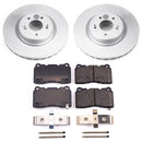 PowerStop Genuine Geomet Coated Rotor and Low-Dust Ceramic Brake Pad Kit