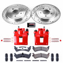 PowerStop Z23 Daily Driver Carbon-Fiber Ceramic Pads Drilled & Slotted Rotor & C