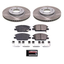 PowerStop Semi-Coated Rotor and Low-Dust Ceramic Brake Pad Kit