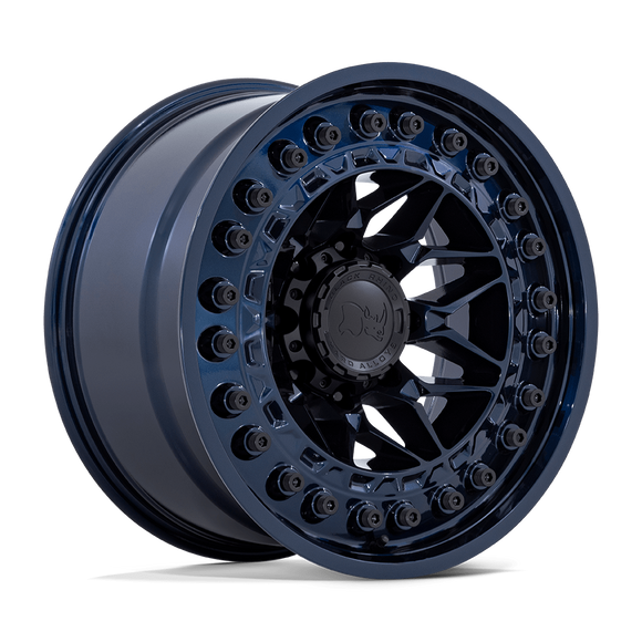 17X9 Black Rhino Alpha Midnight Blue 6X139.7 6X5.5 ET-12 Wheel Rim