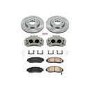 PowerStop OE Stock Replacement Low-Dust Ceramic Brake Pad, Rotor and Caliper Kit
