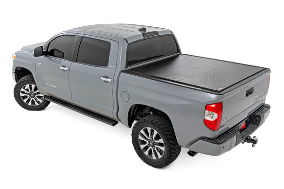 Rough Country Hard Roll Up Bed Cover for 07-21 Toyota Tundra with 5'7" Bed