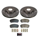 PowerStop OE Stock Replacement Low-Dust Ceramic Brake Pad and Rotor Kit