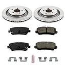 PowerStop OE Stock Replacement Low-Dust Ceramic Brake Pad and Rotor Kit
