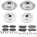PowerStop Genuine Geomet Coated Rotor and Low-Dust Ceramic Brake Pad Kit