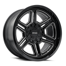 20x10 Mayhem Hermosa Gloss Black Milled 8x165.1 ET-25 CB130.8 Wheel Rim