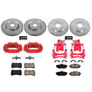 PowerStop Z23 Daily Driver Carbon-Fiber Ceramic Pads Drilled & Slotted Rotor & C