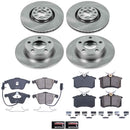 PowerStop OE Stock Replacement Low-Dust Ceramic Brake Pad and Rotor Kit