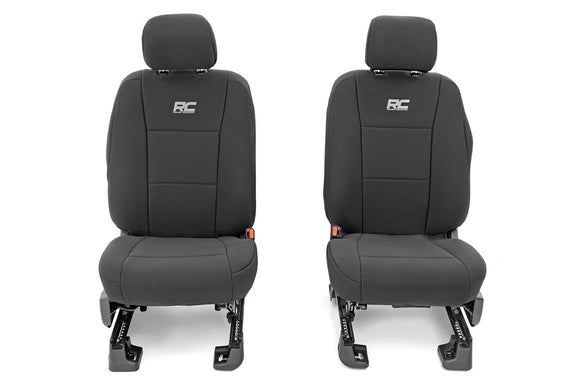 Rough Country Seat Covers Frt Bucket Rear Bench For Ford F-150 15-23 SD 17-23