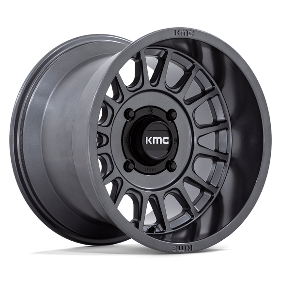 15X10 KMC Powersports KS138 Impact UTV Anthracite 4X137 ET0 Wheel Rim