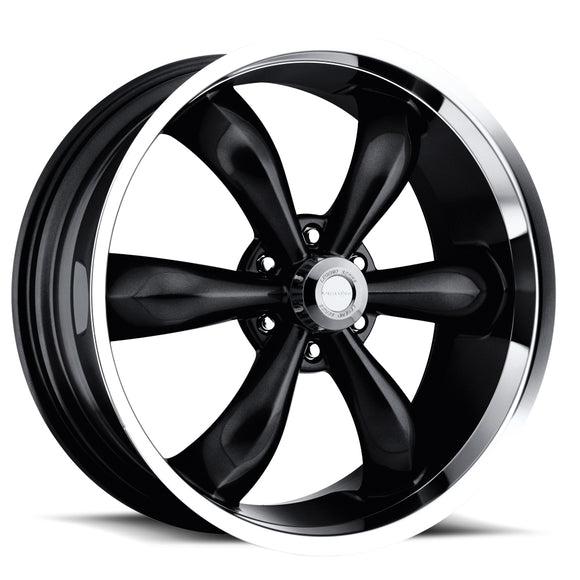 20x9 Vision 142 Legend 5/6 Gloss Black Machined Lip 6x139.7 ET20 CB106.2