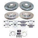PowerStop Z36 Carbon-Fiber Ceramic Brake Pad with Drilled and Slotted Rotor Kit