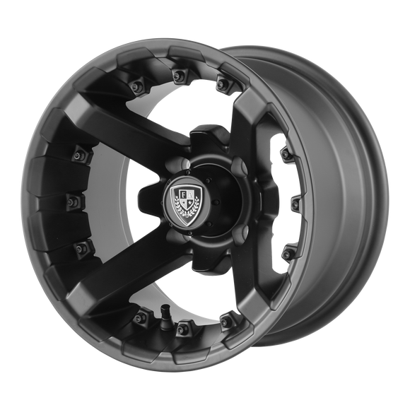 12X7 Fairway Alloys Battle Matte Black Wheel/Rim 4x101.6 ET-47