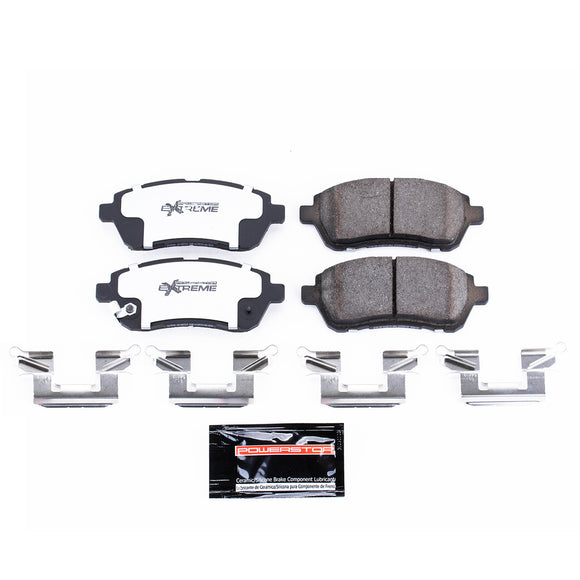 PowerStop Z26 Street Performance Carbon-Fiber Ceramic Brake Pads With Hardware