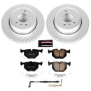 PowerStop Genuine Geomet Coated Rotor and Carbon-Fiber Ceramic Brake Pad Kit