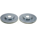 PowerStop Evolution Performance Drilled, Slotted & Plated Brake Rotor Pair