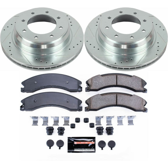 PowerStop Z23 Daily Driver Carbon-Fiber Ceramic Brake Pad and Drilled & Slotted