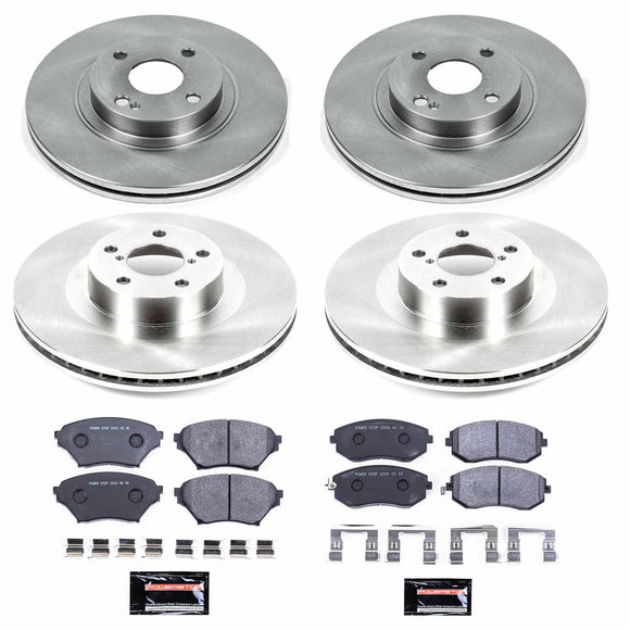 PowerStop Track Day Spec High-Performance Brake Pad and Rotor Kit