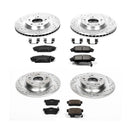 PowerStop Z23 Daily Driver Carbon-Fiber Ceramic Brake Pad and Drilled & Slotted