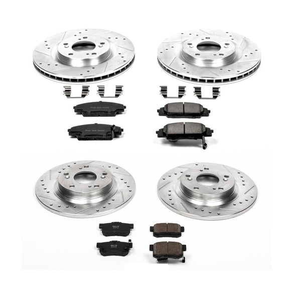 PowerStop Z23 Daily Driver Carbon-Fiber Ceramic Brake Pad and Drilled & Slotted