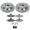 PowerStop OE Stock Replacement Low-Dust Ceramic Brake Pad and Rotor Kit