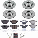 PowerStop OE Stock Replacement Low-Dust Ceramic Brake Pad and Rotor Kit