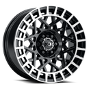 17x8.5 Vision 349 Savage Black Machined Lip 6x139.7 6x5.5 ET12 Wheel Rim