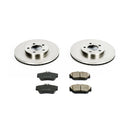 PowerStop OE Stock Replacement Low-Dust Ceramic Brake Pad and Rotor Kit