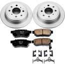 PowerStop Genuine Geomet Coated Rotor and Low-Dust Ceramic Brake Pad Kit
