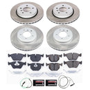 PowerStop Semi-Coated Rotor and Low-Dust Ceramic Brake Pad Kit