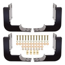 Westin Premier Oval Nerf Step Bar Mount Kit Powder Coated Black Steel 22-1035