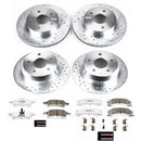 PowerStop Z26 Street Performance Ceramic Brake Pad and Drilled & Slotted Rotor K